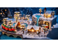 Mould King Klocki konstrukcyjne Świąteczny pociąg Wonderland 4232 el. - 1551642 - zdjęcie 4
